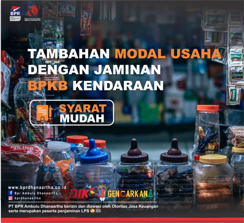 Tambahan modal usaha dengan jaminan BPKB Kendaraan